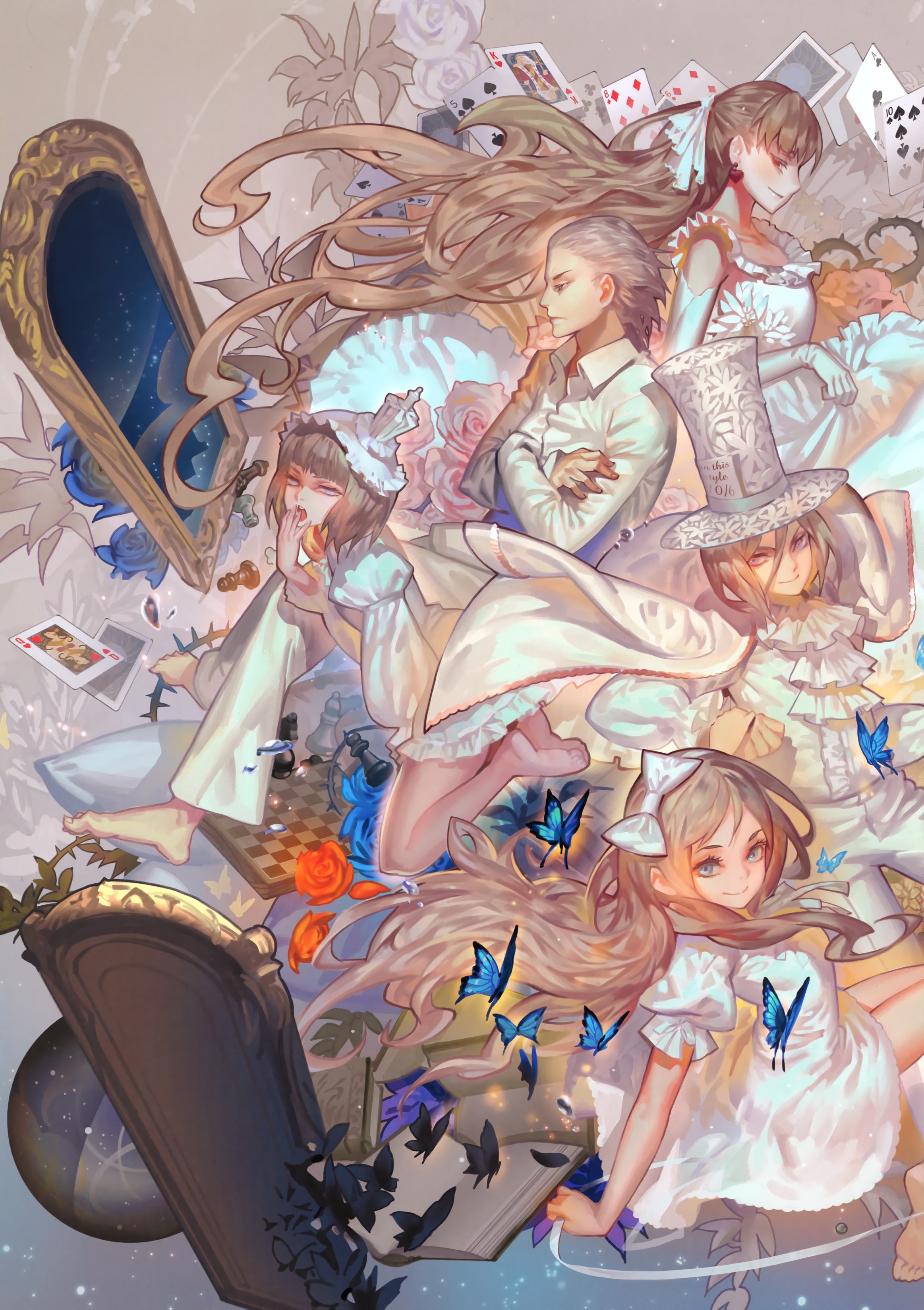 white datura alphonse dress | #391914 | yande.re